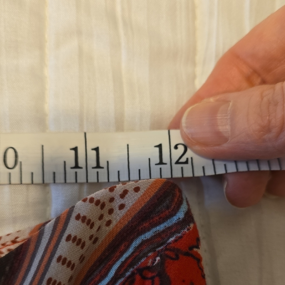 Free People Multicolor Bohemian Skirt With Pockets. Adorable Hemline. Size 0 - Picture 12 of 13